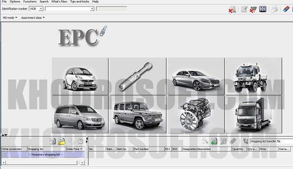 کاتالوگ شماره فنی بنز - Mercedes Benz EPC