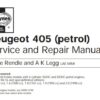 PDF فارسی کتاب آموزشی راهنمای تعمیرات پژو 405 ایران + نسخه انگلیسی | PEUGEOT 405 Repair Manual