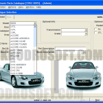 نرم افزار کاتالوگ شماره فنی قطعات هوندا | HONDA Parts Catalog EPC