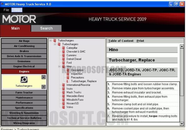 راهنمای جامع تعمیرات کامیون های سنگین و نیمه سنگین - MOTOR Heavy Truck Service