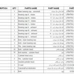 کاتالوگ شماره فنی قطعات لیفان x60