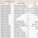 لیست شماره فنی قطعات چانگان سی اس 35