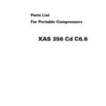 کاتالوگ قطعات یا پارت بوک کمپرسور اطلس کپکو Atlas Copco,Comperesor , XAS356 CD