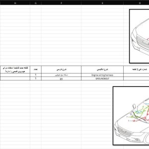 کاتالوگ شماره فنی قطعات قطعات هاوال H2 | GREATWALL HAVAL H2 Parts Catalog