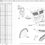 اکسل فارسی کاتالوگ و لیست شماره فنی قطعات برلیانس وی 5 | BRILLIANCE V5 PARTS LIST CATALOG