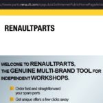 اکانت رسمی کاتالوگ آنلاین شماره فنی قطعات یدکی و لوازم جانبی رنو – renault online parts catalog access