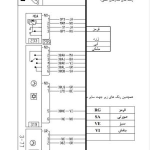 نقشه الکتریکی تهویه مطبوع کولر تندر ال 90