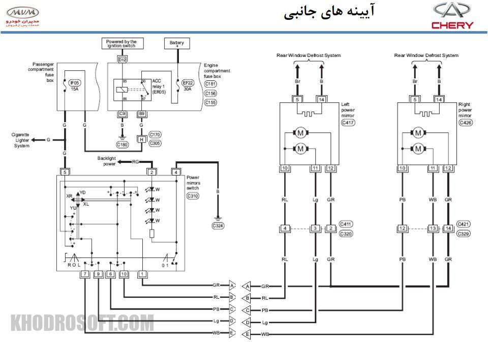 PDF راهنمای تعمیرات برق و سیستم الکتریکی خودروی MVM550 به همراه نقشه های برقی MVM 550 Electrical Manual And Wiring Diagrams