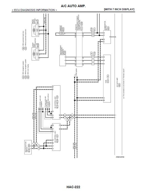 راهنمای تعمیرات سیستم تهویه مطبوع نیسان مورانو 2014 + نقشه های سیم کشی برقی