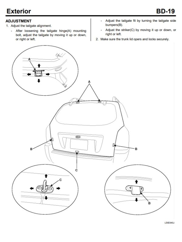 راهنمای تعمیرات و نقشه های سیم کشی کیا اسپورتیج 2010-2012 | KIA SPORTAGE KM Service Repair Wiring Diagram Manual