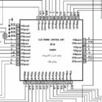 نقشه واحد کنترل الکترونیک ایسیو پراید ساژم فاز 1 بدون ناک | SAIPA PRIDE SAGEM ECU Phase 1 Wiring Diagram Map Without Knock