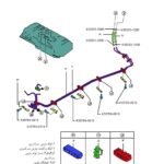 راهنما و کاتالوگ شماره فنی قطعات پراید صبا GTX