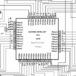نقشه واحد کنترل الکترونیک ایسیو پراید ساژم فاز 2 با ناک | SAIPA PRIDE SAGEM ECU Phase 2 Wiring Diagram Map With Knock