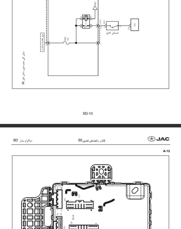 نقشه های سیم کشی برق و راهنمای جعبه فیوزهای جک اس 5 | JAC S5 WIRING DIAGRAM & FUSE BOX MANUAL