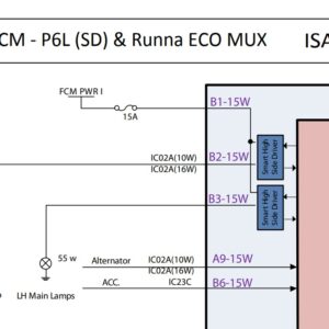 PDF پین اوت پژو 206 اس دی و دنا و رانا - PEUGEOT 206 SD & DENA & RUNNA - FCM P6L ECO MUX PINOUT