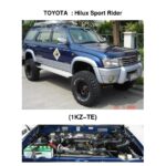 راهنمای الکتریکی و نقشه های سیم کشی برق خودروی تویوتا تایگر ۲۰۰۱ | TOYOTA HILUX ( Sport Rider ) TIGER 1KZ-TE Electrical Wiring Diagram Manual 2001 2002